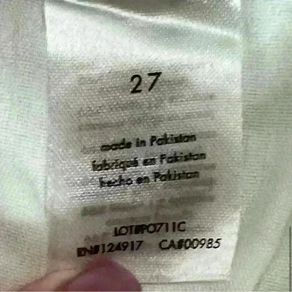 We Wore What Flare Bell Shorts, Stretch Twill Denim in Zvi Tie Tye. Size 27. NWT - Picture 10 of 15